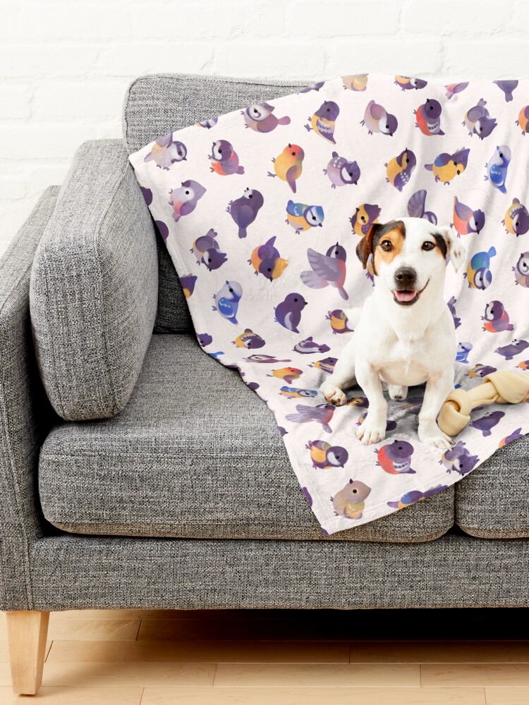 Thumbnail 2 of 6, Pet Blanket, Little bird (Paridae) designed and sold by pikaole.