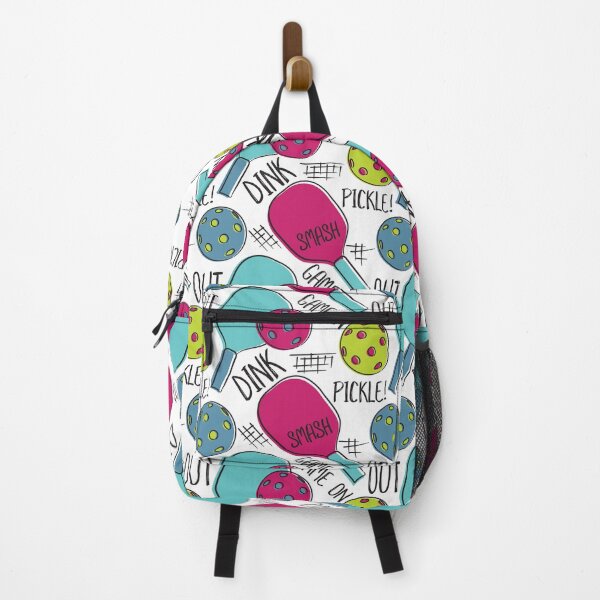 Item preview, Pickleball Pattern of Graphic Illustration Blue Lime and Magenta designed and sold by whyitsme.