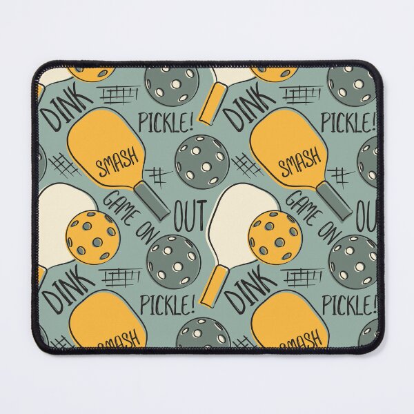 Item preview, Pickleball Pattern Graphic Illustration Green and Gold designed and sold by whyitsme.