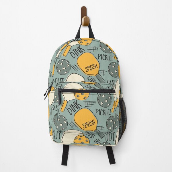 Item preview, Pickleball Pattern Graphic Illustration Green and Gold designed and sold by whyitsme.