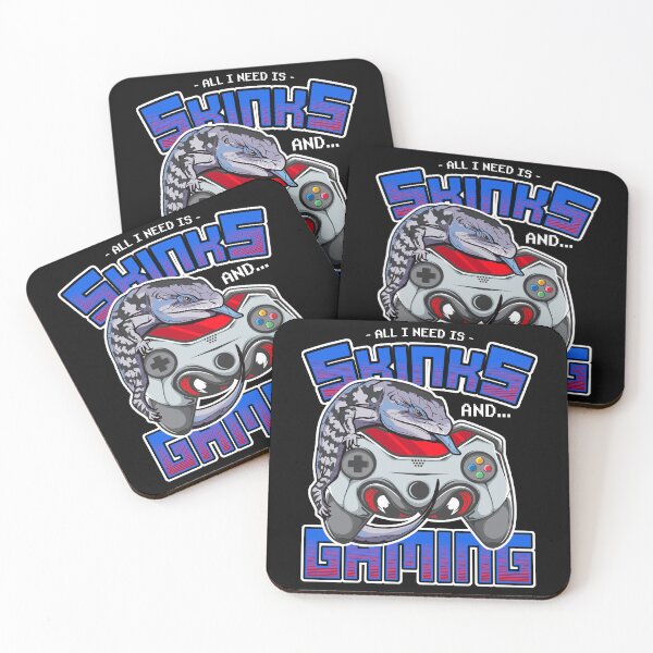 Item preview, All I Need Is Blue Tongue Skinks & Gaming Video Game Reptile designed and sold by JRRTs.