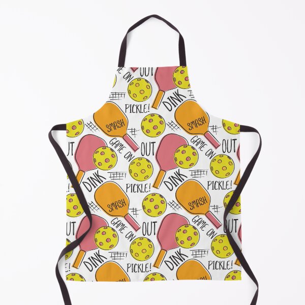 Item preview, Pickleball Pattern Graphic Illustration Pink Orange Yellow designed and sold by whyitsme.