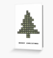 Tetrismas Tree Greeting Card