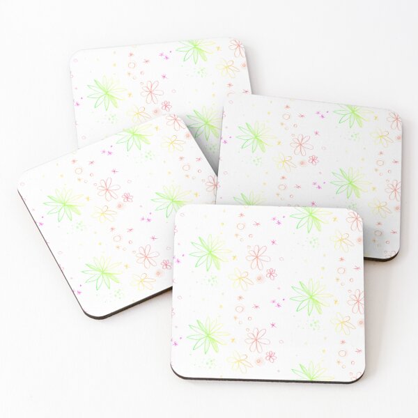 Item preview, soft color floral and glamour pattern | white floral design designed and sold by lausn.