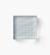Turn the Page, Wash Your Hands... Acrylic Block