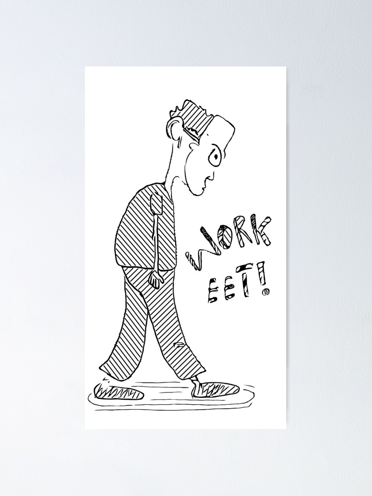 Original Cartoon Character Work Eet Poster For Sale By Pedrocorga