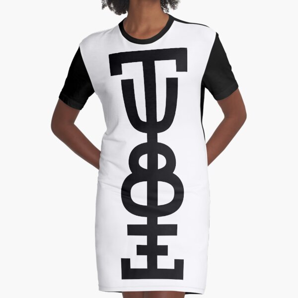 NDVH The Tube Graphic T-Shirt Dress