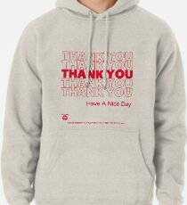 plastic bag shirt - thank you Pullover Hoodie