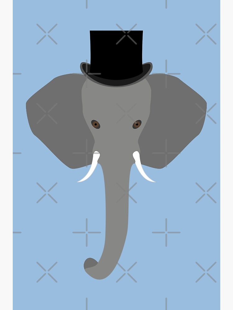 NDVH Elephant Wearing a Top Hat by nikhorne