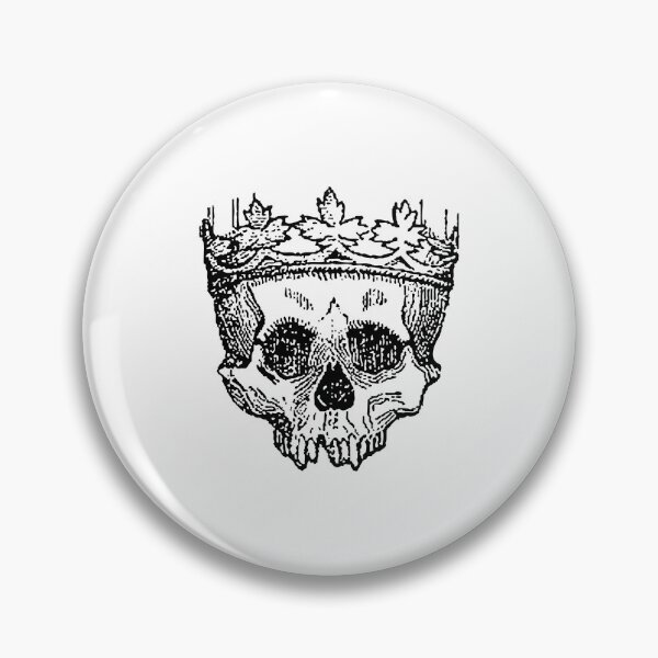 Item preview, The king skull sticker designed and sold by Art-Echo.