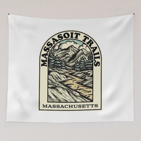 Aperçu de l'œuvre Massasoit Trails Massachusetts hiking backpacking trail créée et vendue par HalpinDesign.