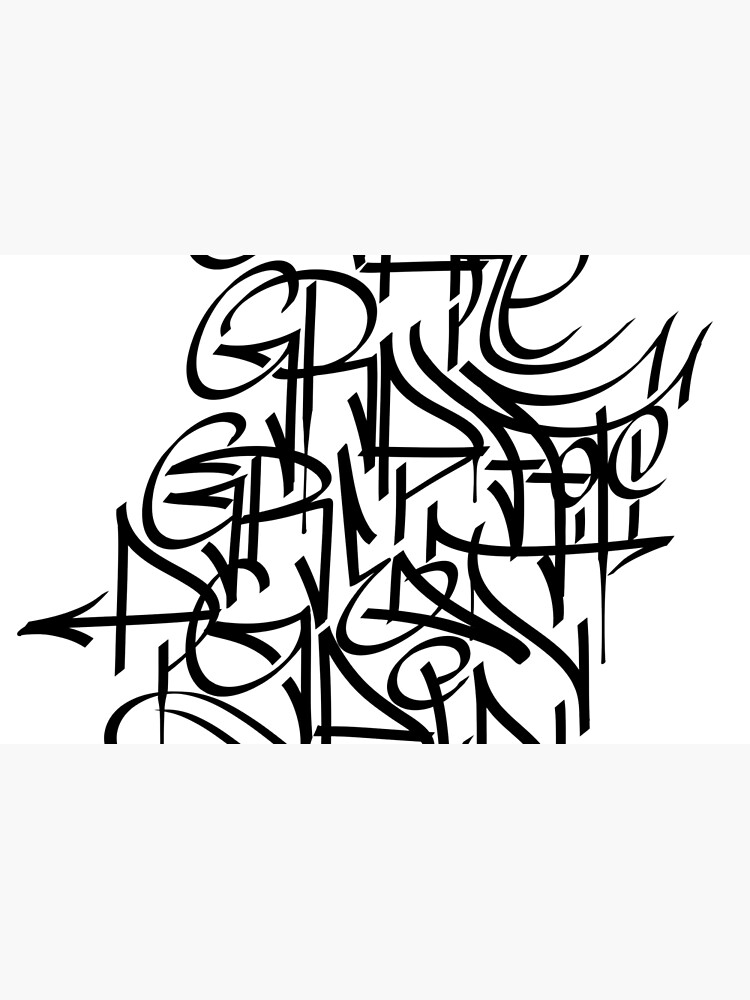 Make Graffiti Great Again Calligraffiti Hand Style Laptop Skin By Lennybert Redbubble