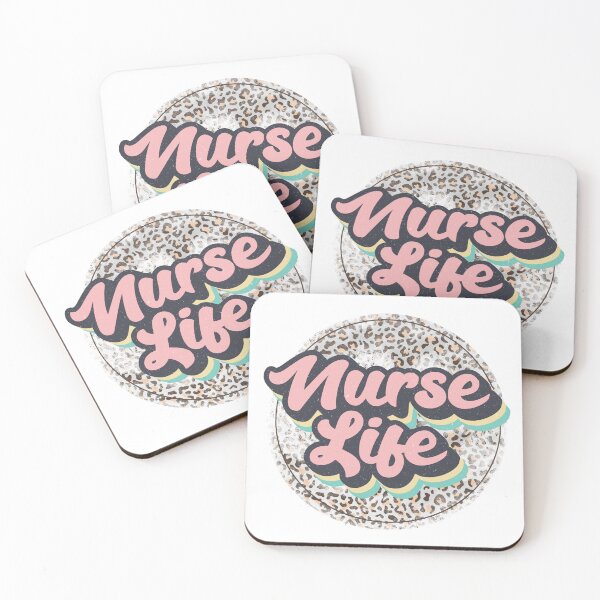Item preview, Leopard Print Retro Vintage Style Nurse Life designed and sold by andieartco.