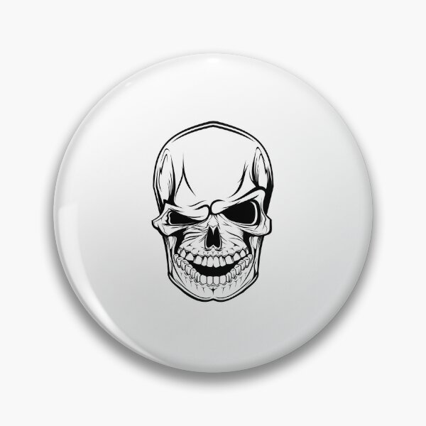 Item preview, Scary skull sticker designed and sold by Art-Echo.