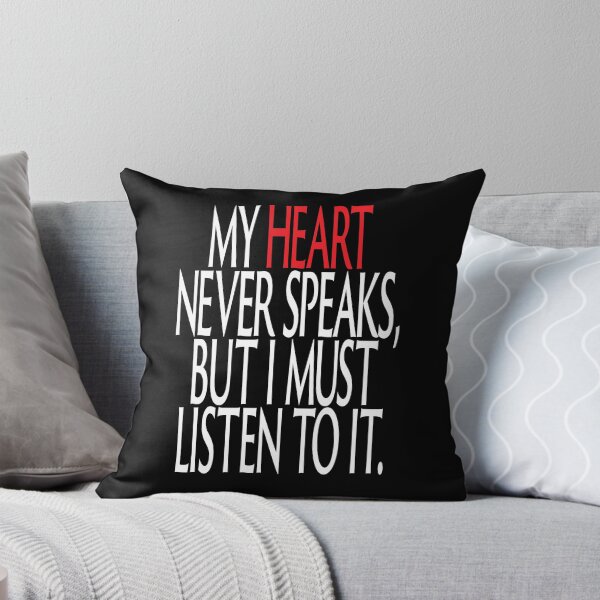 Item preview, My Heart Never Speaks, but I must listen to it. designed and sold by studiohfy.