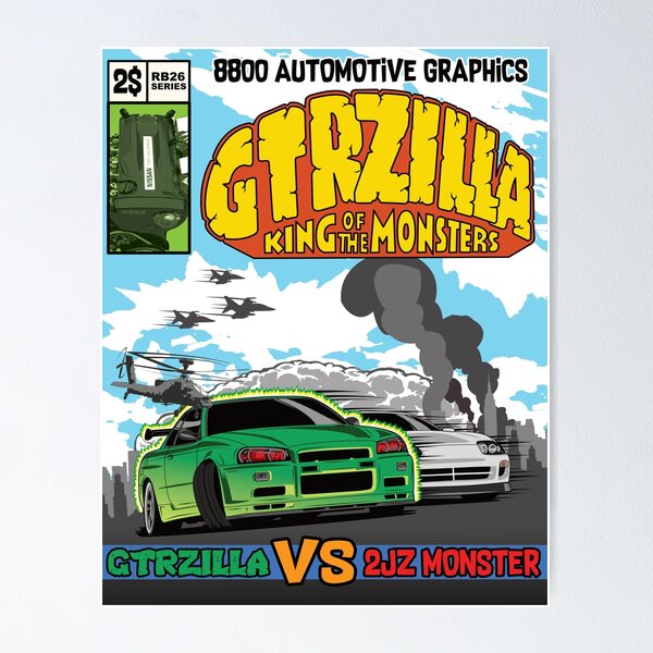 Item preview, GTRZILLA R34 (2 of 2 VERSION) designed and sold by 8800ag.