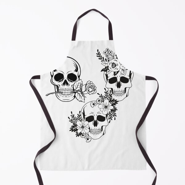 Item preview, scull and rose sticker designed and sold by Art-Echo.