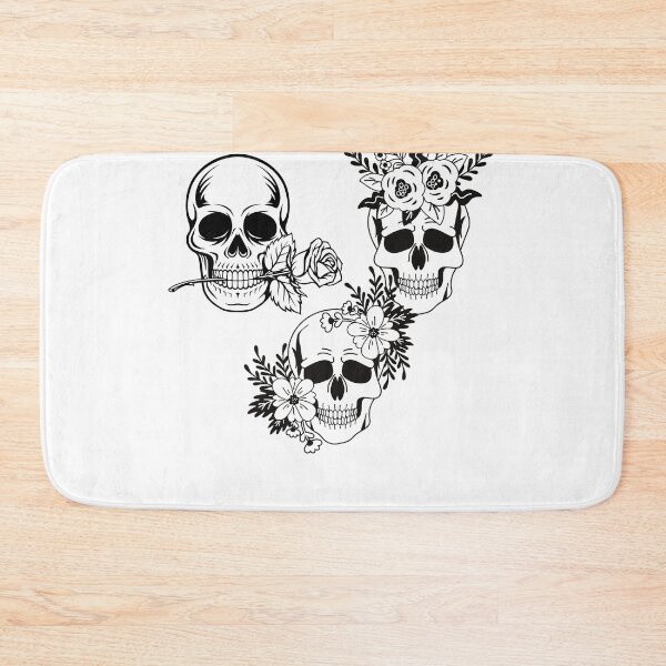 Item preview, scull and rose sticker designed and sold by Art-Echo.