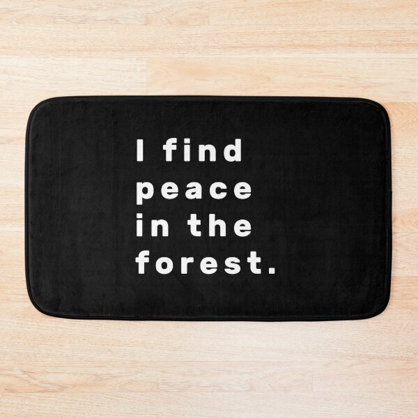 Item preview, I find peace in the forest. - White designed and sold by Parag's Travel Shop.