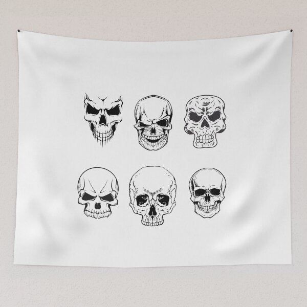 Item preview, skulls sticker designed and sold by Art-Echo.