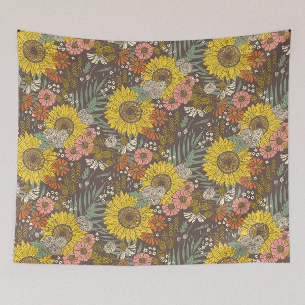 Item preview, Sunflowers and Mums designed and sold by Jacqueline Hurd.