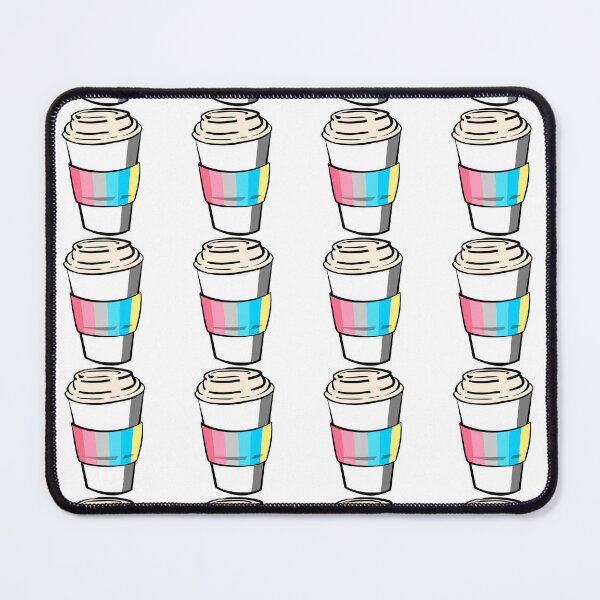 Item preview, Genderflux Pride Coffee Cup Doodle designed and sold by CJ Vanderbeek.