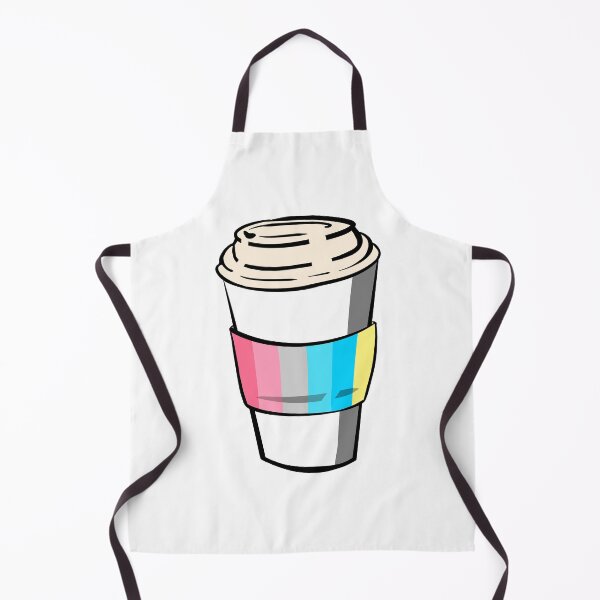Item preview, Genderflux Pride Coffee Cup Doodle designed and sold by CJ Vanderbeek.