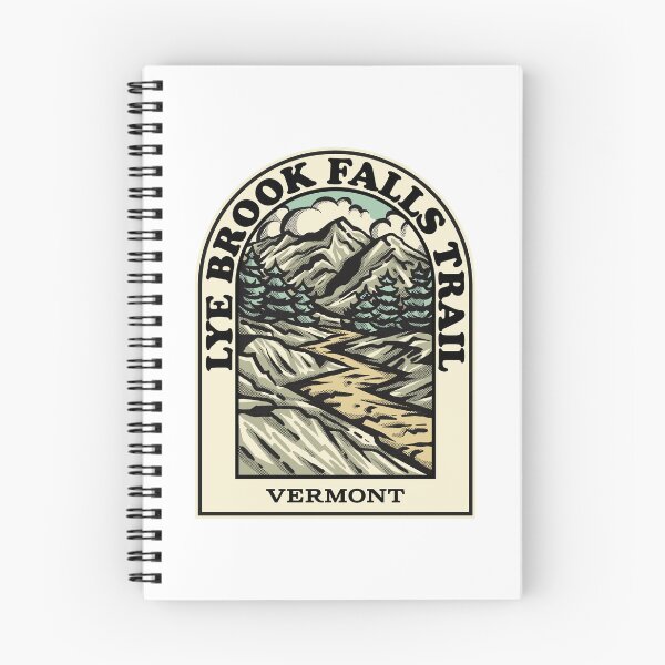 Item preview, Lye Brook Falls Trail Vermont hiking backpacking trail designed and sold by HalpinDesign.