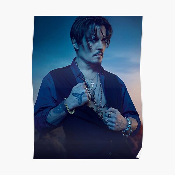 "Wallpaper Johnny Depp Art" Poster for Sale by frandomcrox Redbubble