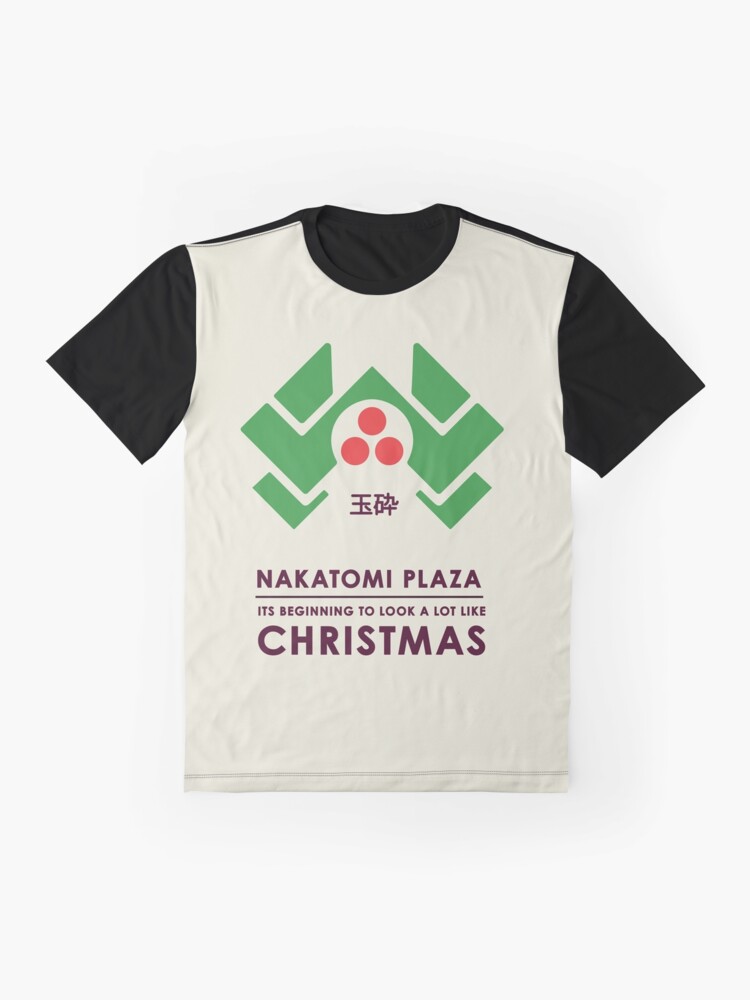 Alternative Ansicht von Nakitomi Plaza, Weihnachtsfilm Die Hard Grafik T-Shirt