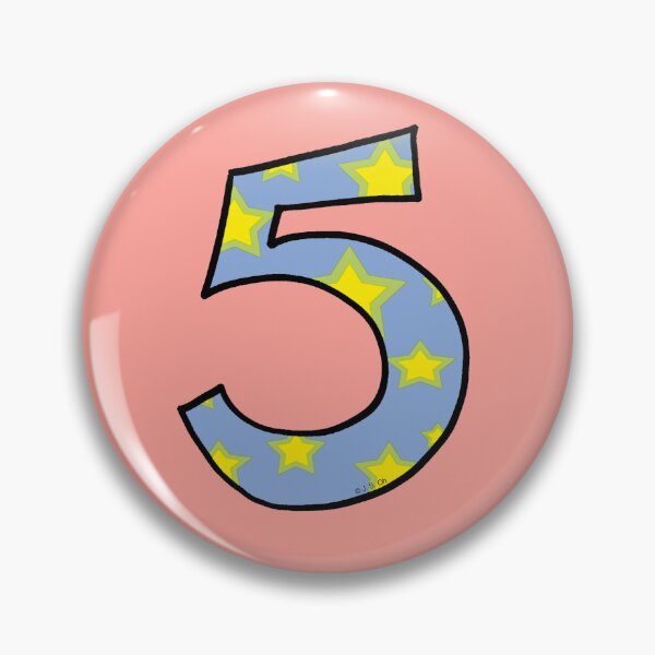 Item preview, Super number five designed and sold by CuteCartoon.