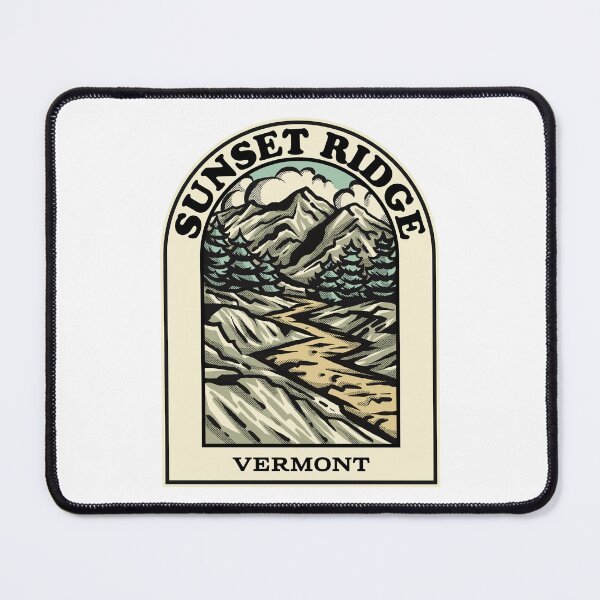 Aperçu de l'œuvre Sunset Ridge Vermont hiking backpacking trail créée et vendue par HalpinDesign.