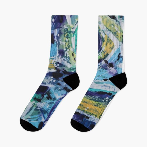 Item preview, Expressionism in Blues designed and sold by Leslie Rogers Todder.