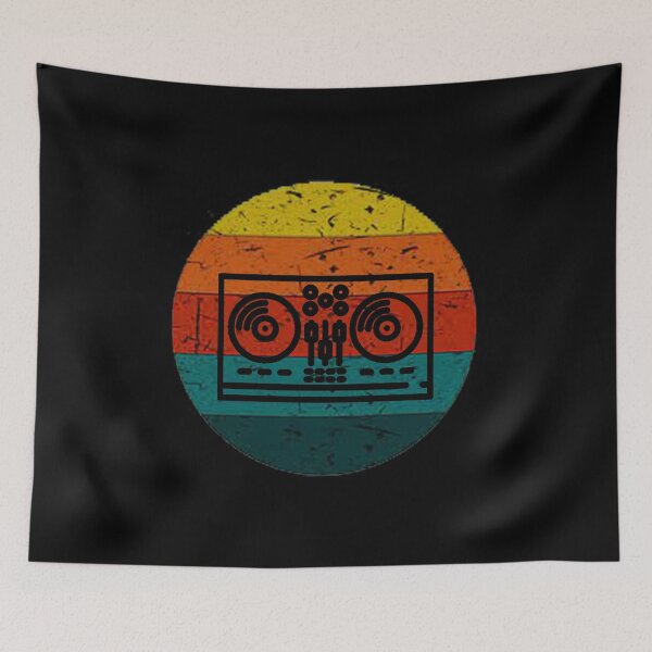 Item preview, vintage retro dj mixer funny gift designed and sold by rachidhaz.