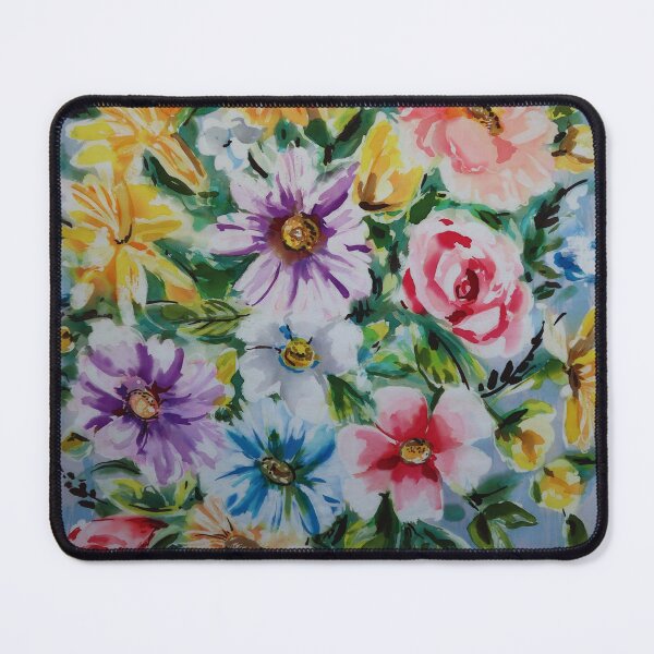 Item preview, Impressionist Flowers in a Bue Vessel designed and sold by Leslie Rogers Todder.