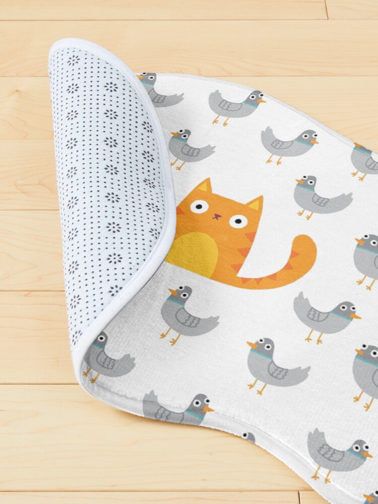 Thumbnail 4 of 5, Pet Mat, Cat Among The Pigeons designed and sold by DinoMike.