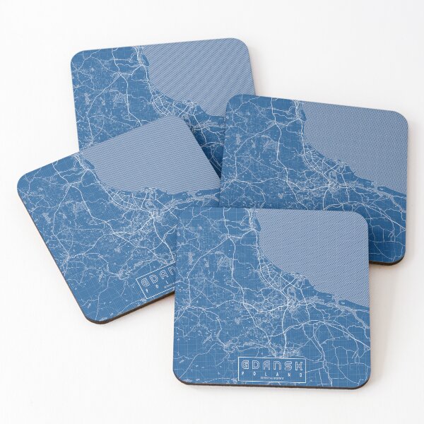 Item preview, Gdańsk City Map of Poland - Blueprint designed and sold by deMAP.