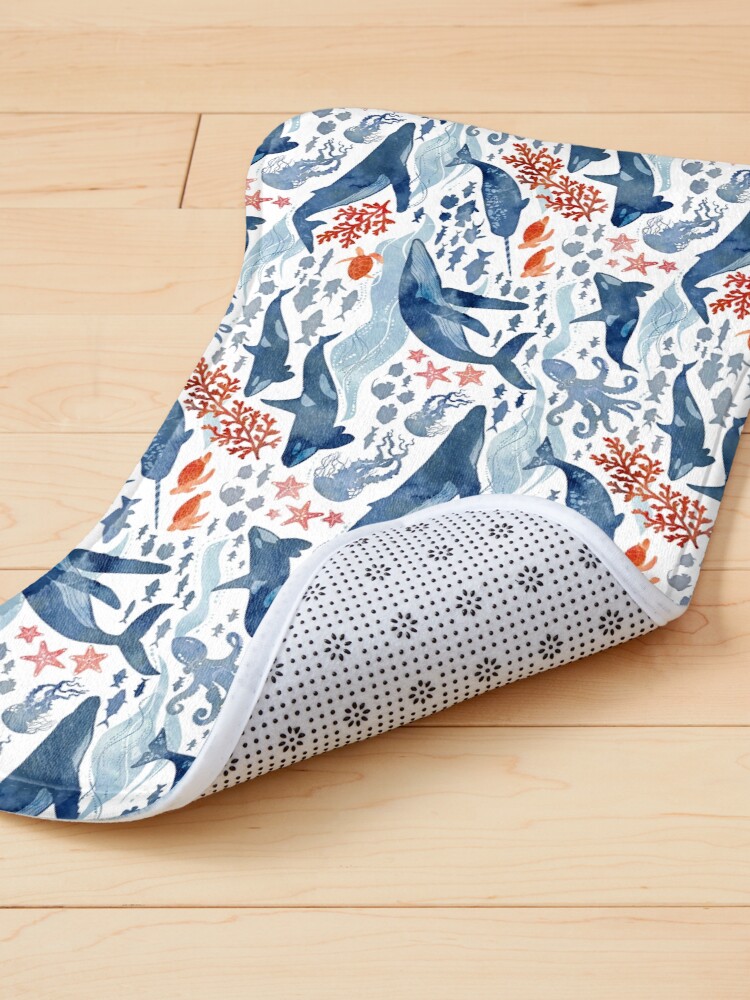 Alternate view of Ocean life Pet Mat