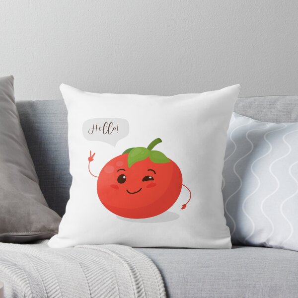 Artikelvorschau, Lustige süße Tomate sagt Hallo. entworfen und verkauft von Gomolach.