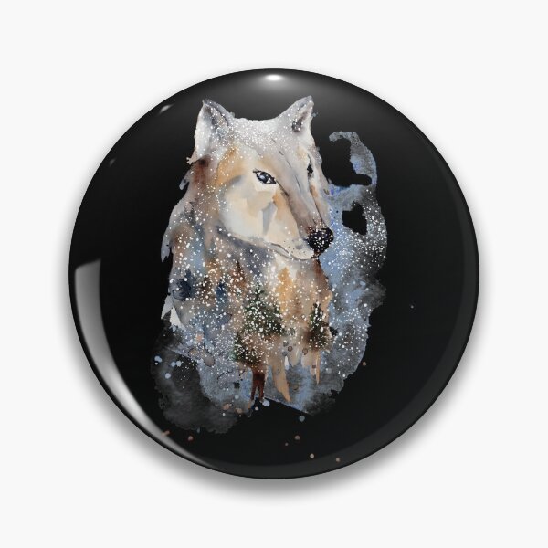 Item preview, Watercolour Wolf  designed and sold by The Love Quill.