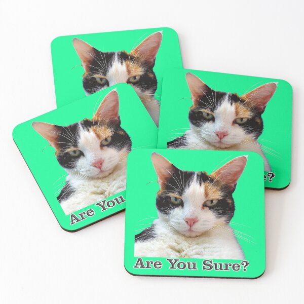 Item preview, Unimpressed Cat, Are You Sure? designed and sold by captainpeter.