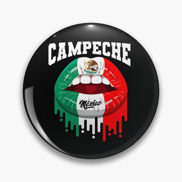 Artikelvorschau, Lippen küssen Campeche-Mexiko-Flagge entworfen und verkauft von Fr33m4n1111.