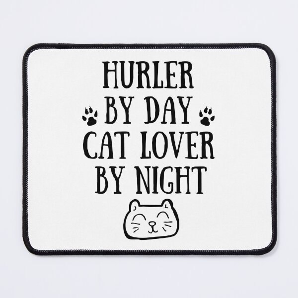 Item preview, Hurler by day. Cat lover by night designed and sold by TheGreenGoat.