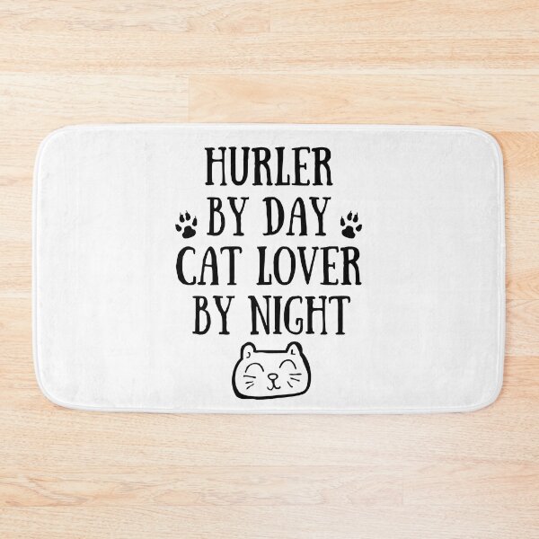 Item preview, Hurler by day. Cat lover by night designed and sold by TheGreenGoat.