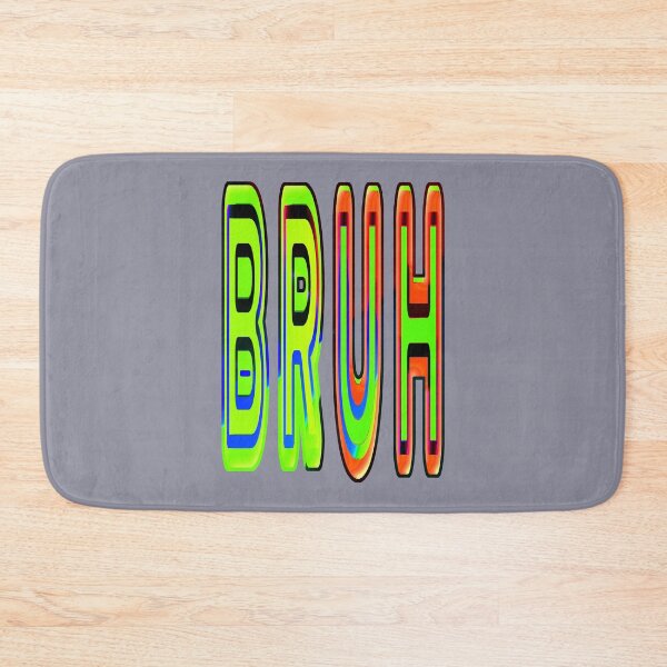 Item preview, "BRUH updated 02" Aesthetic colorful text design by Code03 designed and sold by Code03.