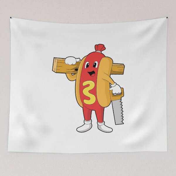 Item preview, Hot dog Carpenter Wood Craft designed and sold by Snabdesign84.