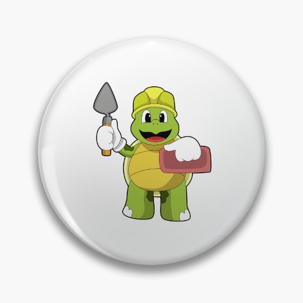 Item preview, Turtle as Mason with Stone designed and sold by Snabdesign84.