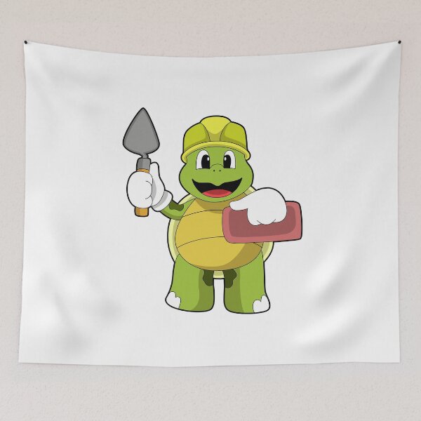 Item preview, Turtle as Mason with Stone designed and sold by Snabdesign84.
