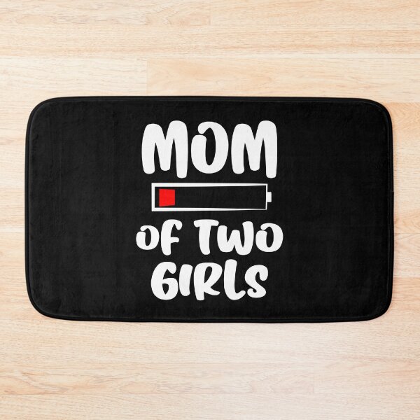 Item preview, Mom Of Two Girls Funny Graphic designed and sold by GO SHIRT-TEE.