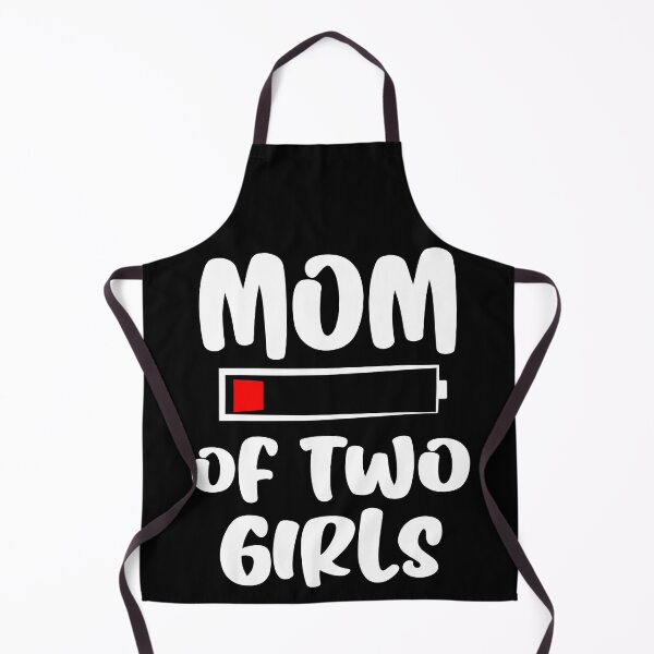 Item preview, Mom Of Two Girls Funny Graphic designed and sold by GO SHIRT-TEE.